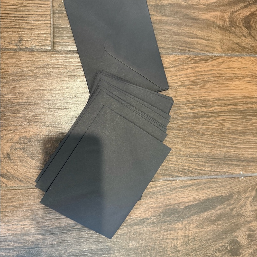Black Envelopes Set